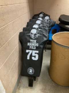 top of football sled